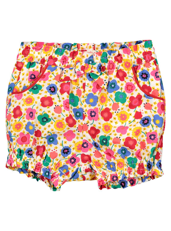 Baby girls' bloomer shorts FICOSHO / 19SG0981SHO000