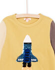 Reversible T-shirt with rocket animation and sequins PORETEE4 / 22W902T4TMLB112