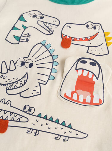 Ivory TEE SHIRT SS WOFITI1 / 25S90251TMC005