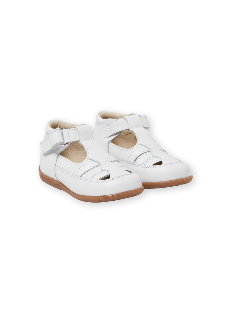 Baby boy white pumps LBGSALSANDB / 21KK3833D13000
