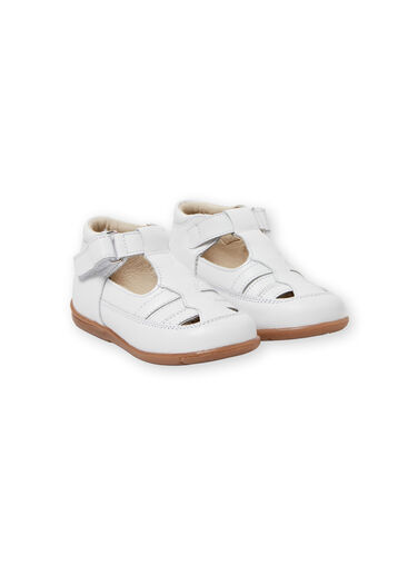 Baby boy white pumps LBGSALSANDB / 21KK3833D13000