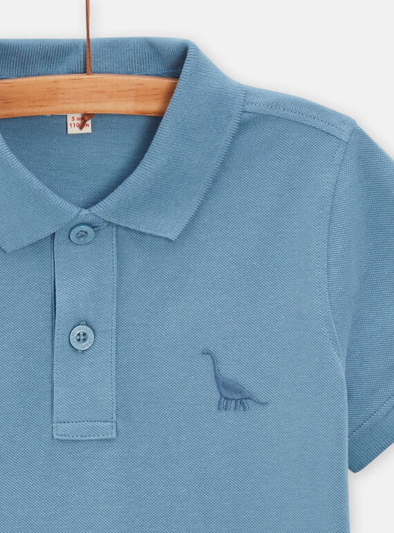 Ice blue POLO SHIRT TOJOPOL4 / 24S90291POL219