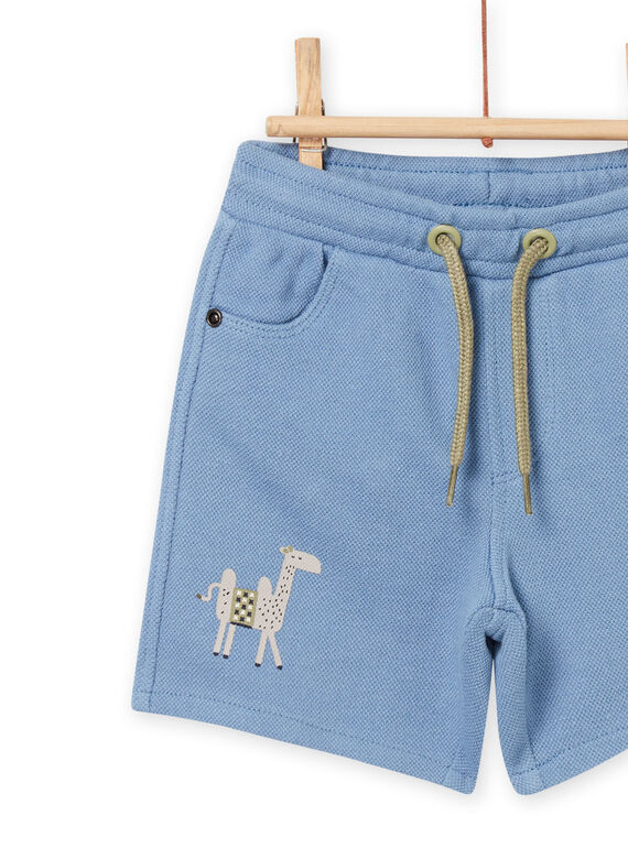 Baby Boy Ice Blue Bermuda Shorts NUSANBER2 / 22SG10S1BER219