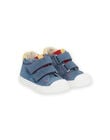 Baby boy azure, yellow and red sneakers NUBASARTHUR / 22KK3831D3FC201
