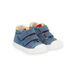 Baby boy azure, yellow and red sneakers
