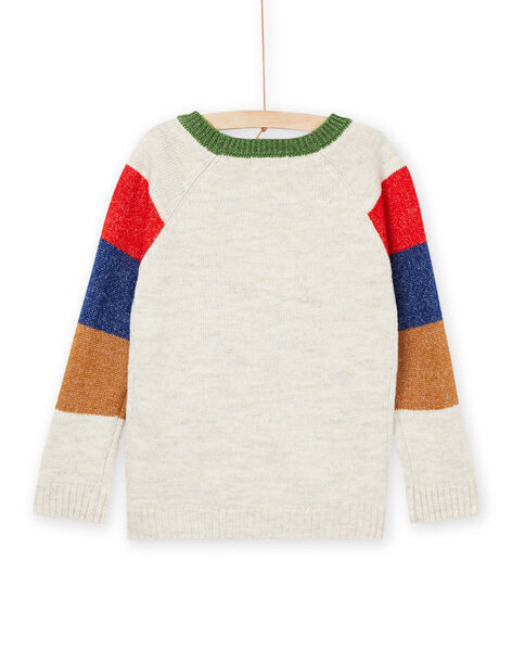 Fox and stripes sweater POMUPUL / 22W902R1PULA011