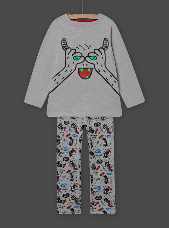 Grey PAJAMAS NEGOPYJMON / 22SH12G4PYJJ922