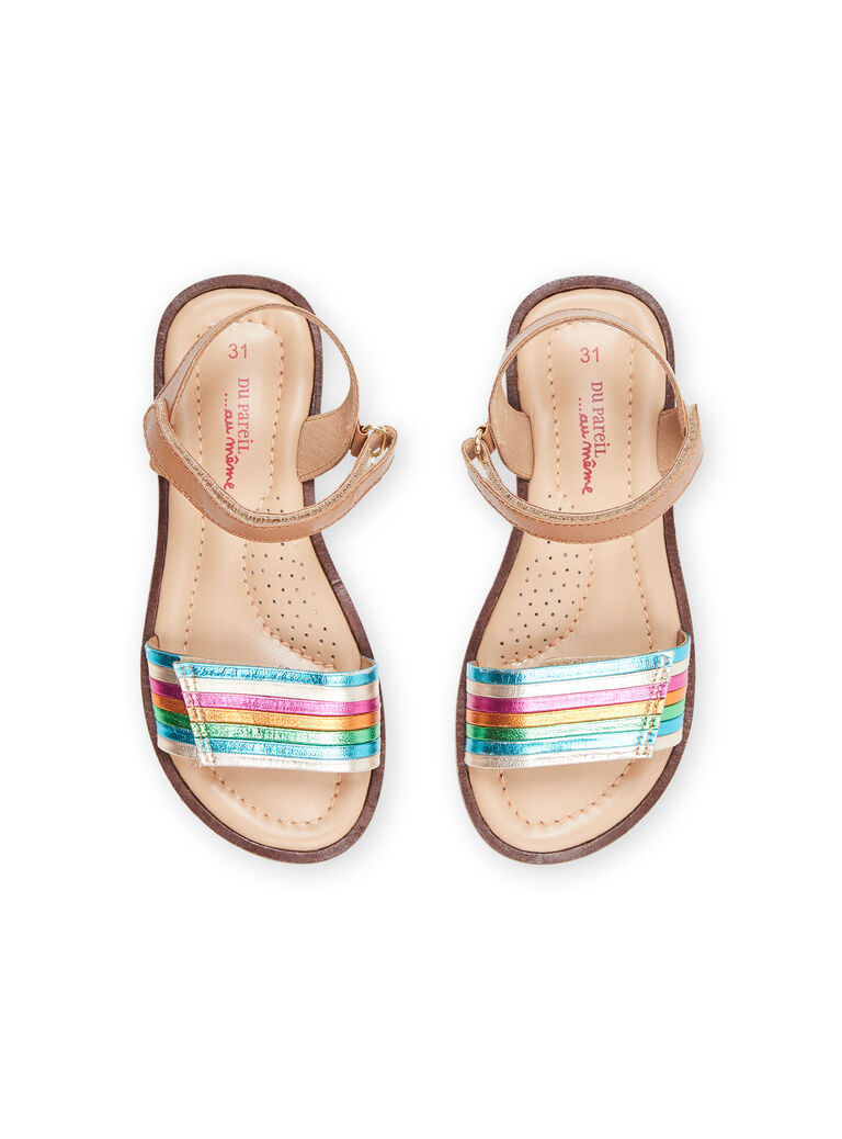 Camel leather sandals RASANDCOLOR / 23KK3562D0E804