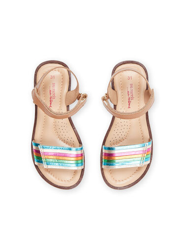 Camel leather sandals RASANDCOLOR / 23KK3562D0E804