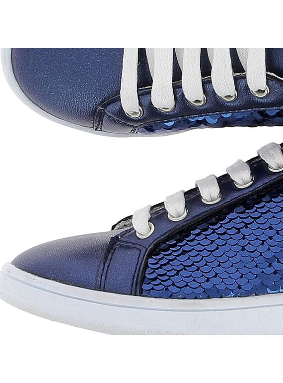 Girls' sequin trainers CFSPORTSEQ / 18SK35A1D14070