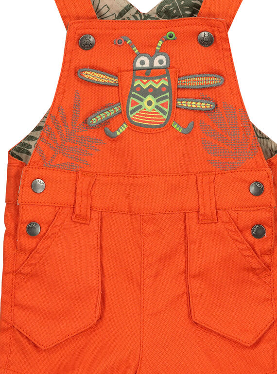 Baby boys' short dungarees FUYESAC / 19SG10M1SAC400