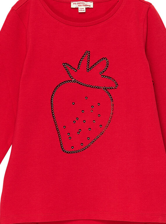 Red Longsleeve T-SHIRT JAJOTEE5 / 20S90141D32050