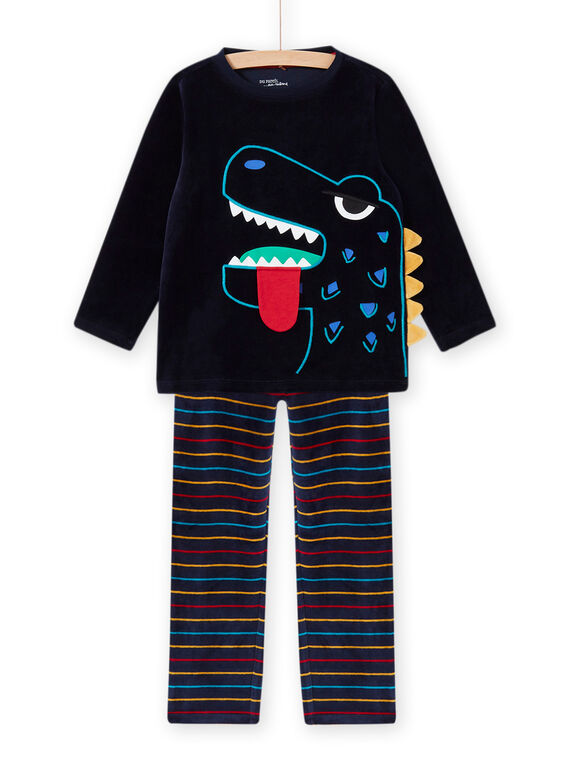 Child boy's phosphorescent dinosaur pyjama set MEGOPYJDIN / 21WH1293PYJ705