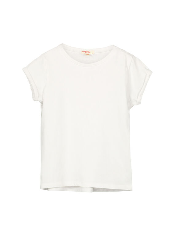 Girls' short-sleeved T-shirt FAJOUTI2 / 19S901Y2D31000