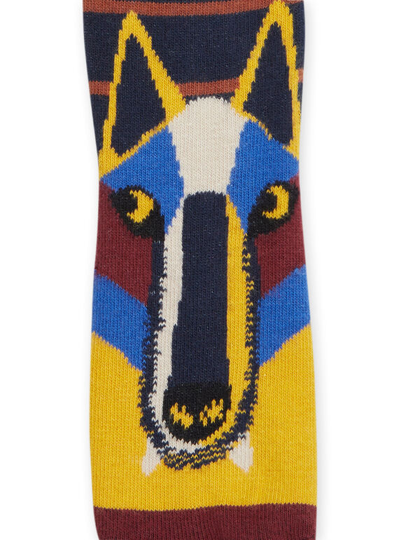 Socks with mulitco animations PYOGOCHO / 22WI02O2SOQ705