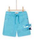 baby boy Caribbean blue Bermuda shorts NUFICBER1 / 22SG10U3BERC242