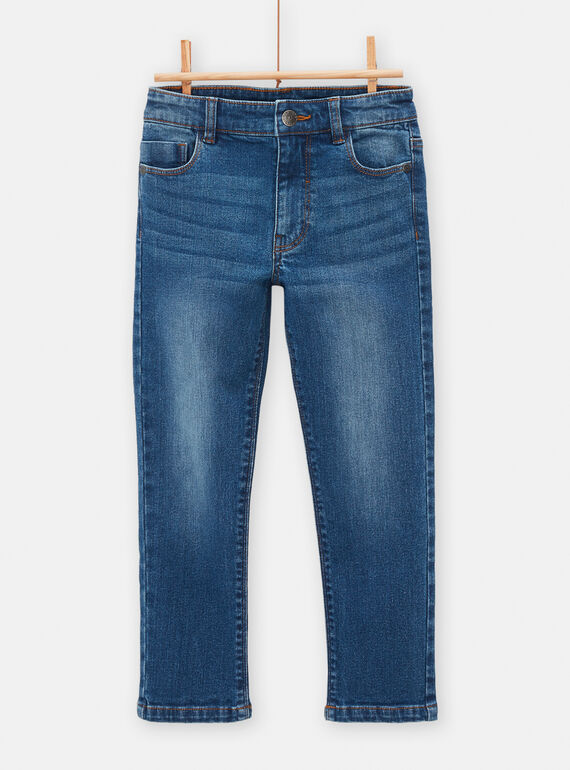 Boy's medium denim jeans TOESJEREG3 / 24S902V1JEAP274