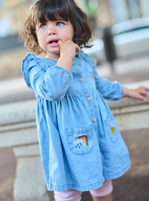 Blue denim dress SILINROB3 / 23WG09H2ROBP274