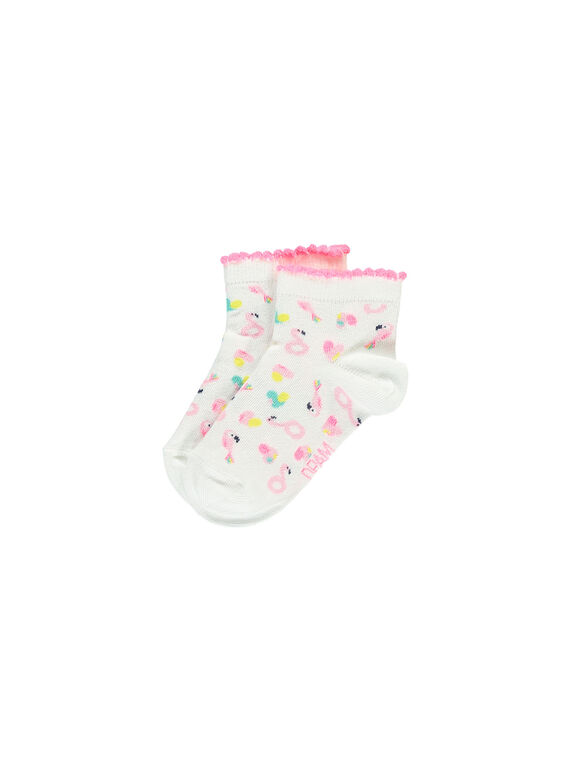 Girls' ankle socks FYACUCHO / 19SI01N1SOQ000