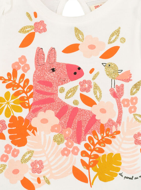 Baby girls' long-sleeved T-shirt FIBATEE / 19SG0961TML001