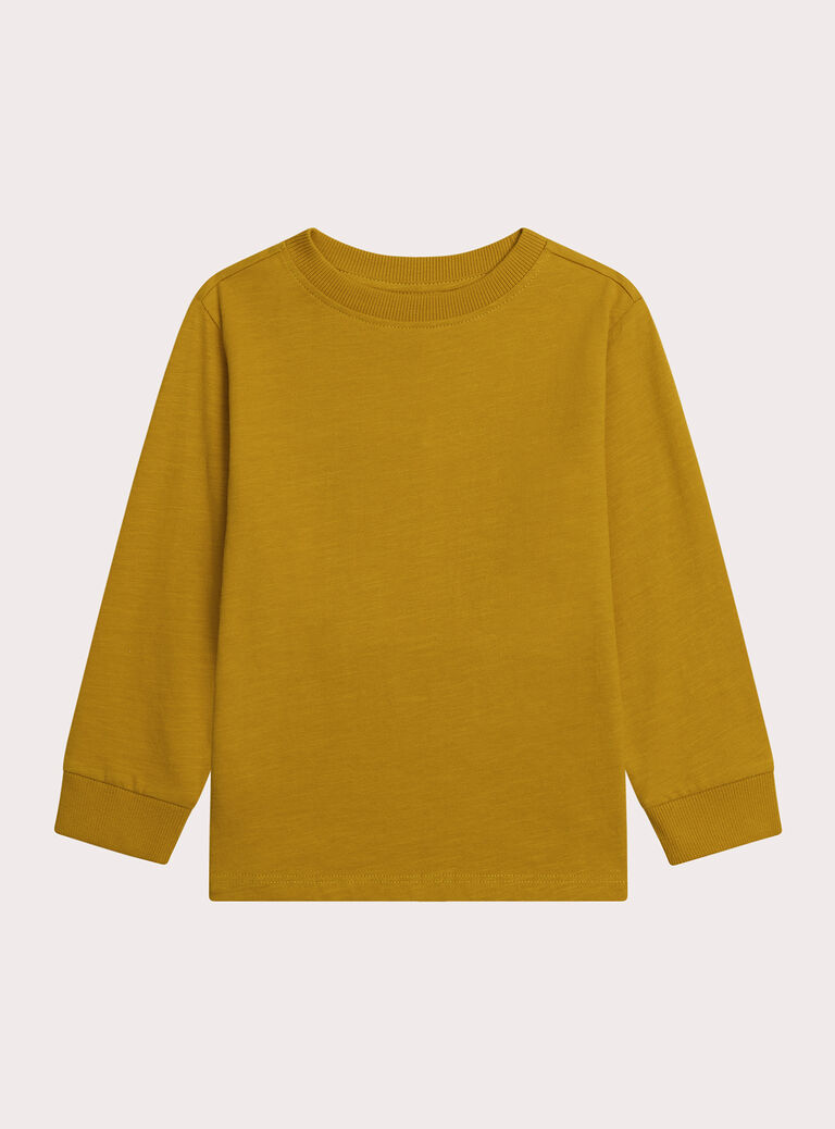 Yellow TEE SHIRT LS XOJOTIRIB3 / 25W902F8TMLB107