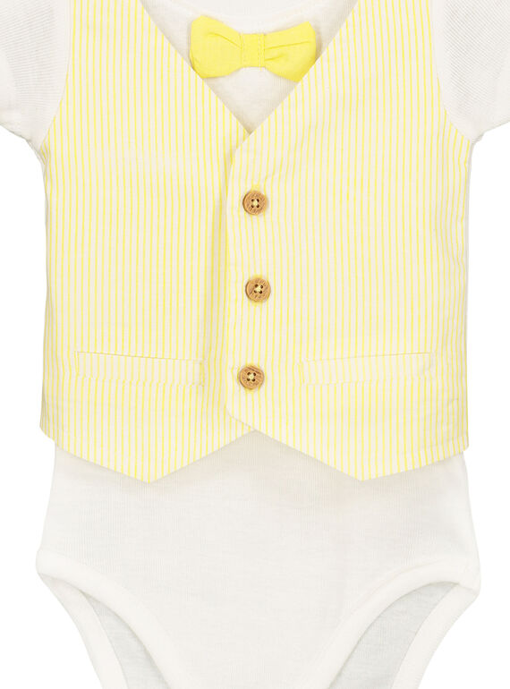 Baby boys' suit effect bodysuit FUPOBOD / 19SG10C1BOD000