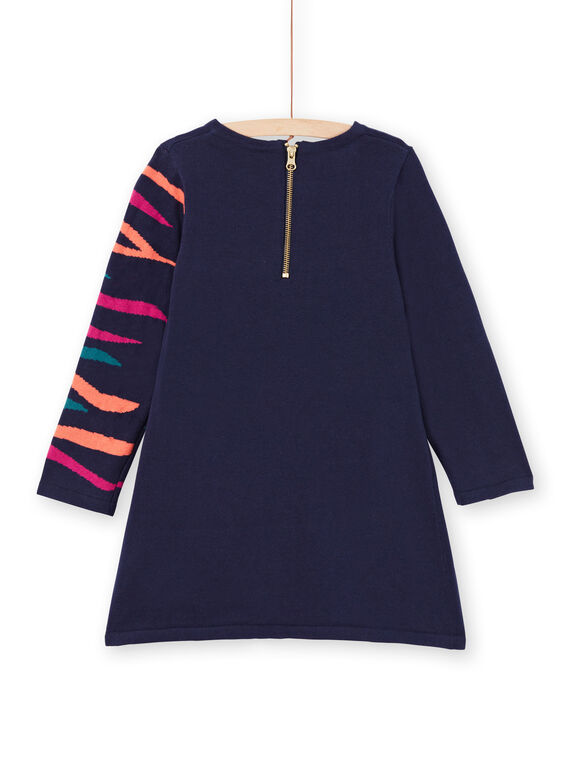 Baby girl navy blue dress MATUROB3 / 21W901K1ROB070