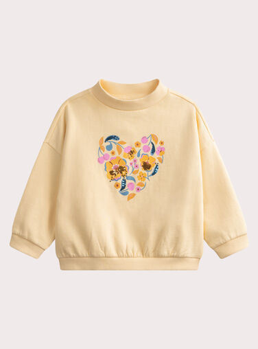 Light yellow SWEAT SHIRT Light yellow SWEAT SHIRT WAPRISWEA / 25S901S1SWEB103