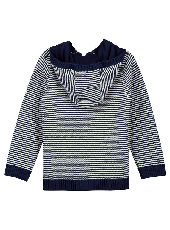 Boys' zipped hoodie FONEGIL / 19S902B1GIL070