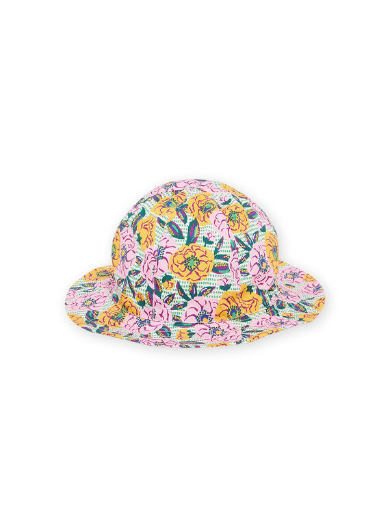 Multicolored hat with floral print RYIEXOCHA / 23SI09C1CHA001