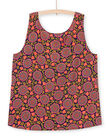 Women's floral print sleeveless blouse LAMUMCHEM1 / 21S993Z1CHEC211