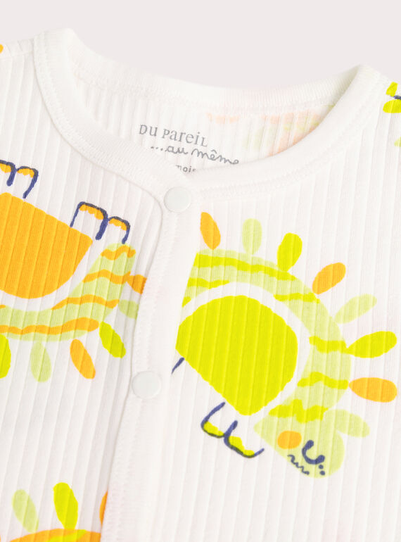 Off white BABYGROW WEGAGRESAUR / 25SH14B4GRE009