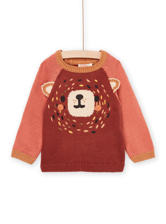 Knitted sweater with animation PUPRAPUL / 22WG10S1PUL501