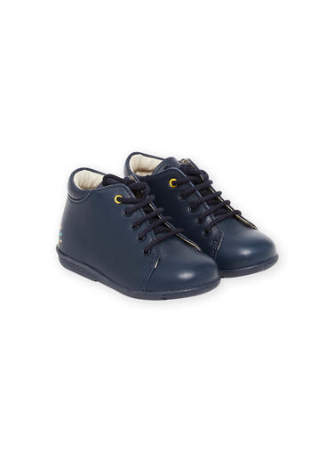 Baby boy navy blue booties NUBOTSERGIO / 22KK3832D0F070