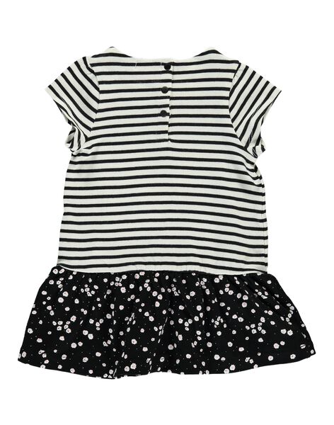 Baby girls' short-sleeved dress CIBENROB1 / 18SG09G1ROB099