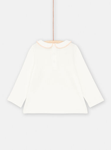 Baby girl's ecru bra with dinosaur and fantasy motifs SIVERBRA / 23WG09J1BRA001