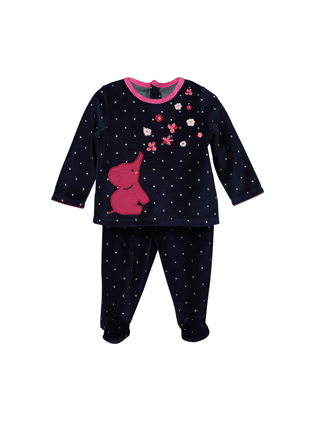 Velour pyjamas baby on sale