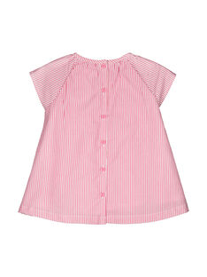 Baby girls' striped dress FICOROB1 / 19SG0981ROB030