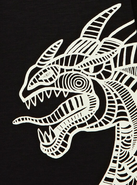 Black LONGSLEEVE T-SHIRT KOJOTEE13 / 20W90242D32090