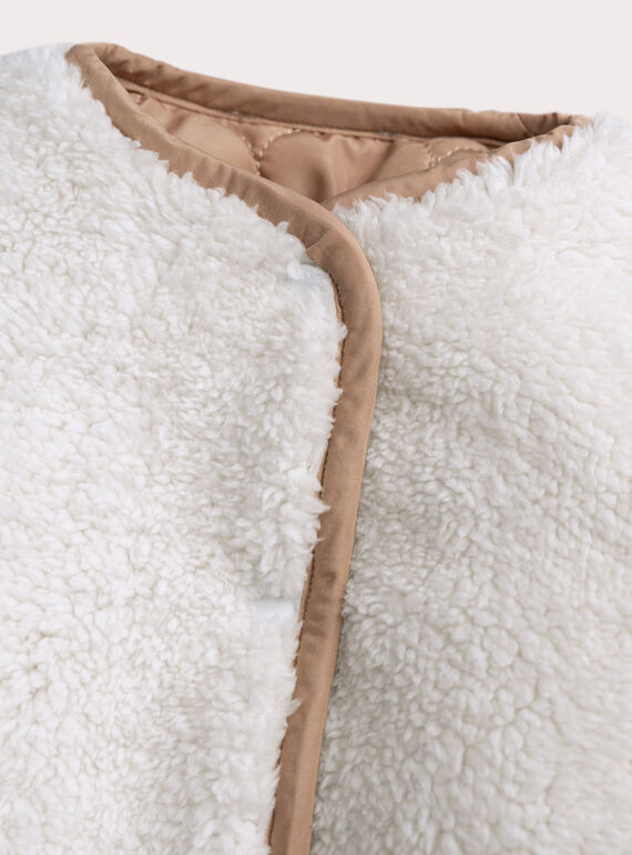 Light brown KIDS CARDIGAN XOU3GIL / 25WF05Q1GIL420