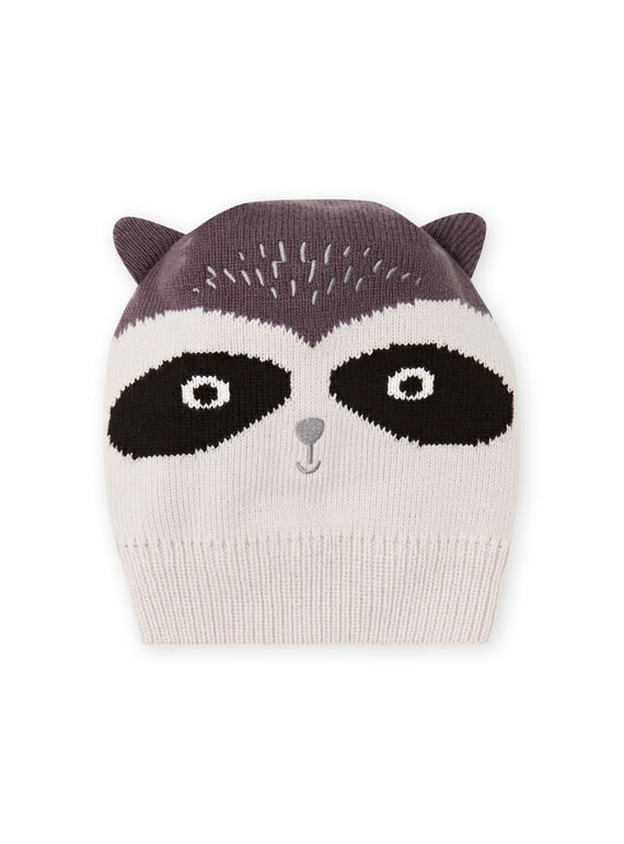 Baby boy grey raccoon hood MYUSAUBON2 / 21WI1065BONJ920