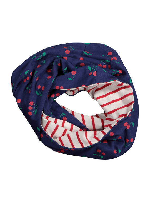 Girls' reversible snood FYACOSNOO / 19SI0181SNO099