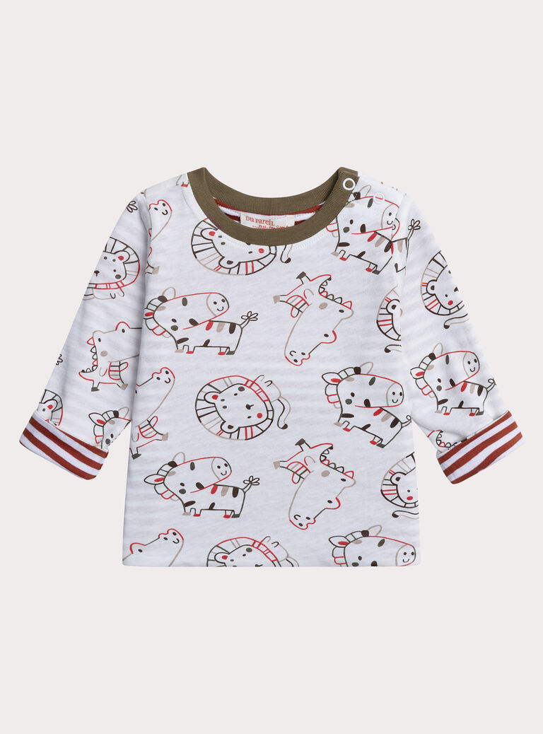 Off white TEE SHIRT LS XUJATEE3 / 25WG10M4TML001