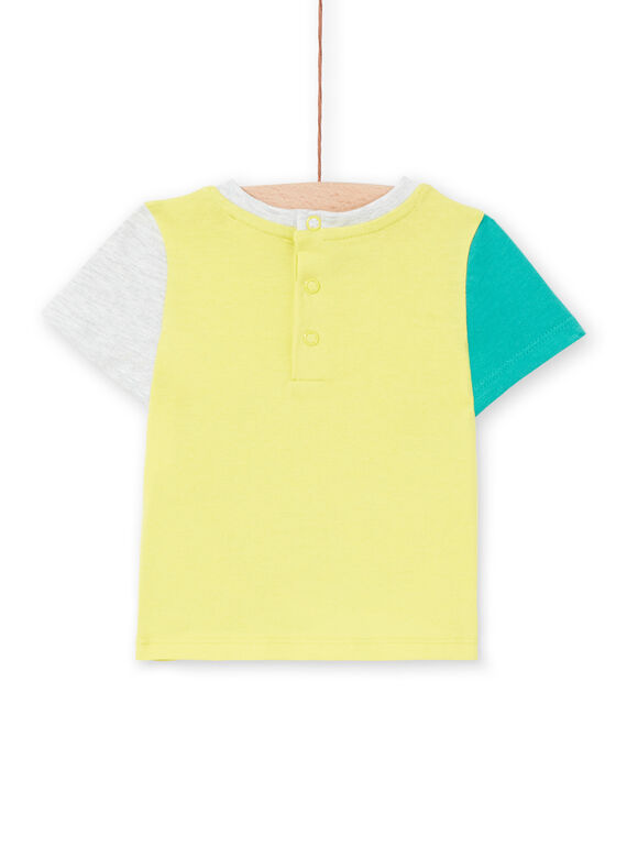 Baby boy yellow t-shirt LUVITI3 / 21SG10U1TMCB115