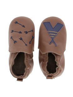 Baby boys' leather slippers DNGINDI / 18WK47W6D3S804