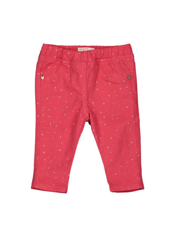 Baby girls' trousers FIJOPAN3 / 19SG0932PAN308