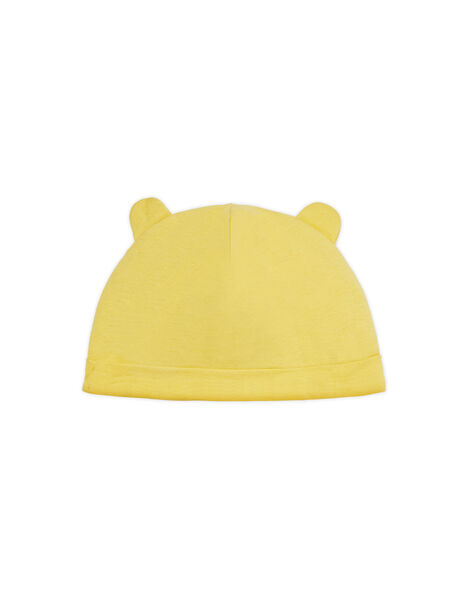 Yellow birth cap with ears LOU1BON2 / 21SF42H3BNA103