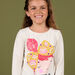 Long sleeve t-shirt with little girl pattern