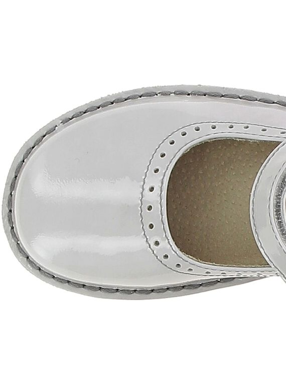 Girls' leather Mary-Janes CFBABPERF2 / 18SK35W8D3I940