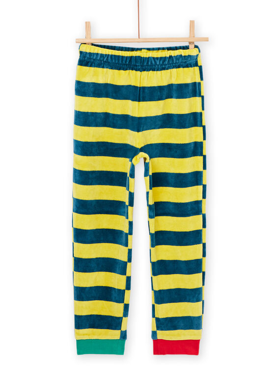 Pajama T-shirt and pant set with yeti animation PEGOPYJYETI / 22WH1237PYJC235